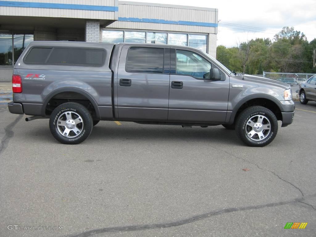 2004 F150 FX4 SuperCrew 4x4 - Dark Shadow Grey Metallic / Black photo #2
