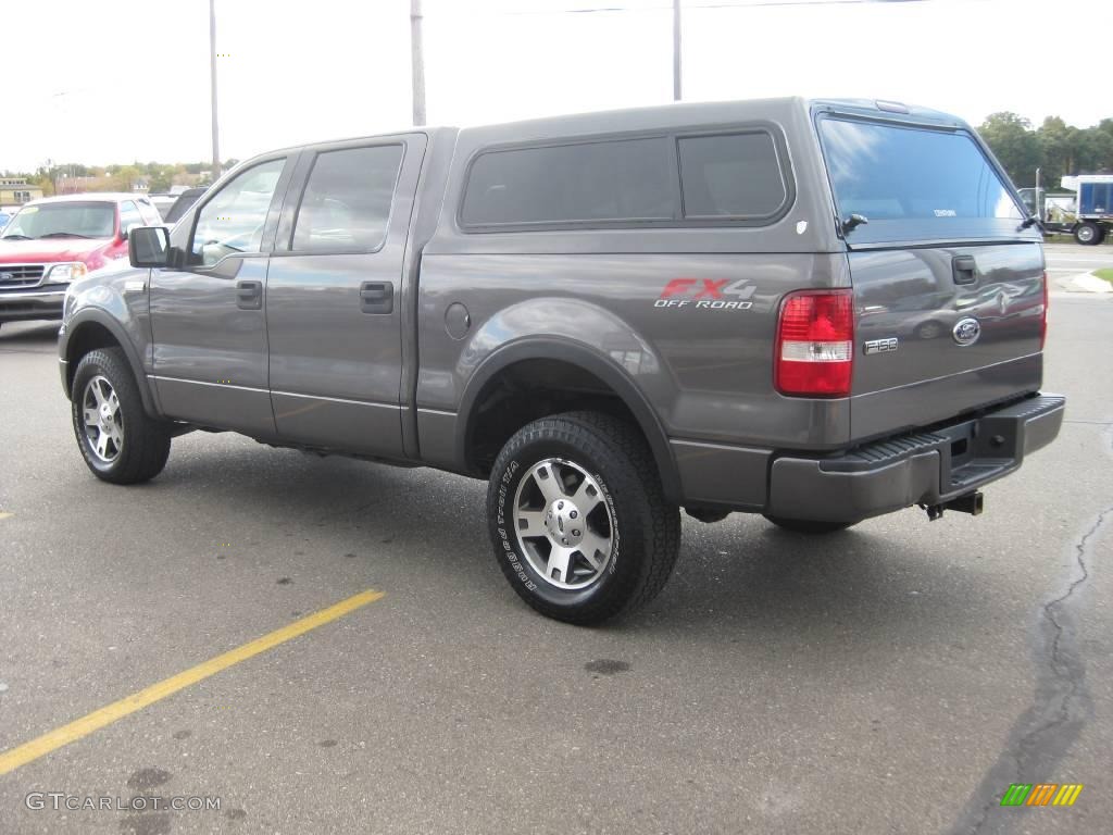 2004 F150 FX4 SuperCrew 4x4 - Dark Shadow Grey Metallic / Black photo #8