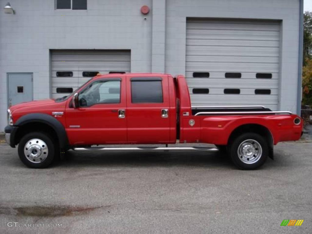 2006 F450 Super Duty Lariat Crew Cab 4x4 - Silver Metallic / Tan photo #10