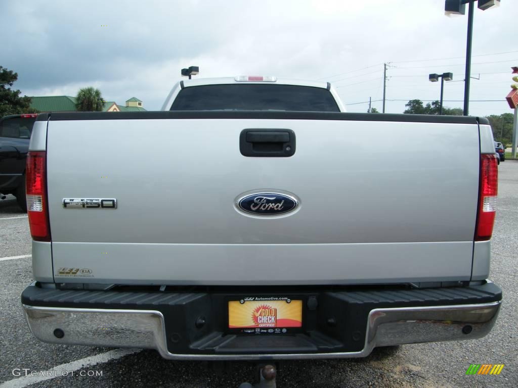 2006 F150 XLT SuperCrew 4x4 - Silver Metallic / Medium/Dark Flint photo #4
