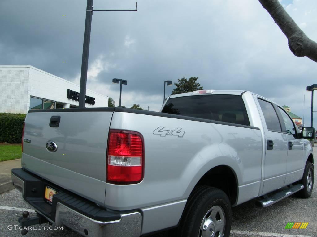 2006 F150 XLT SuperCrew 4x4 - Silver Metallic / Medium/Dark Flint photo #5