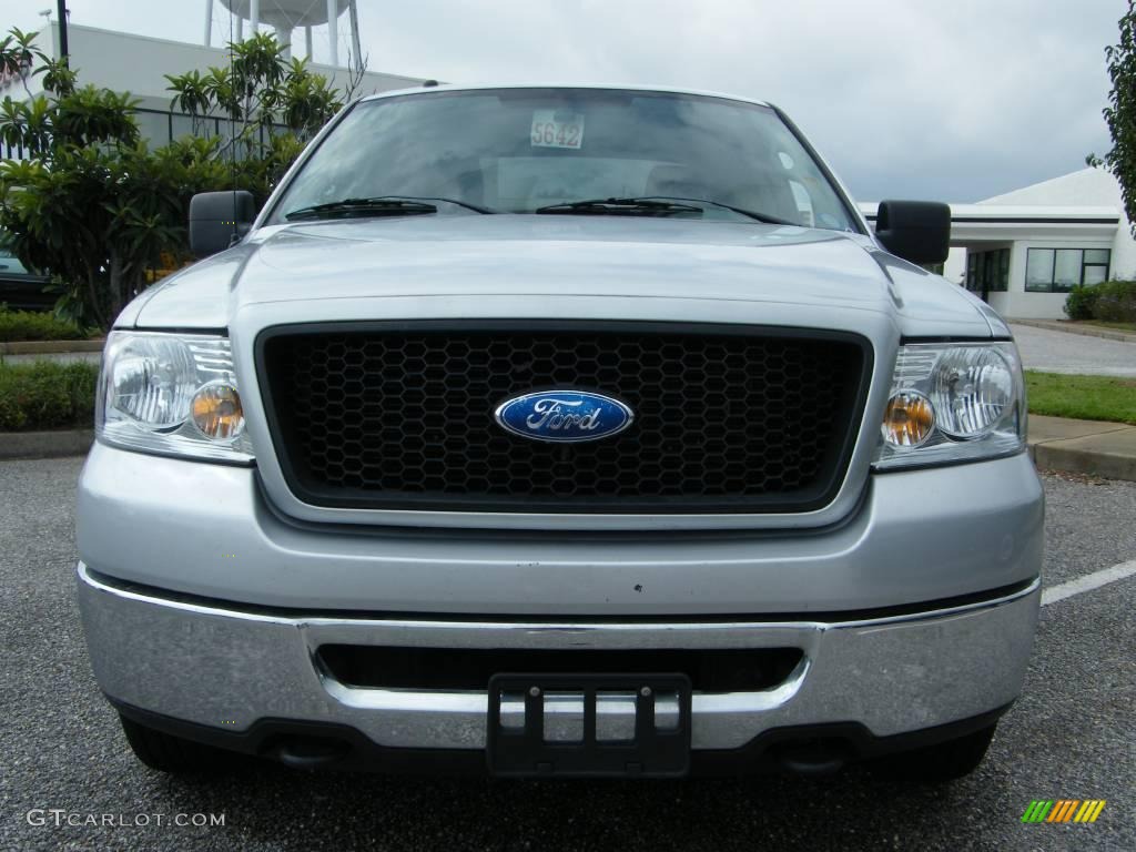 2006 F150 XLT SuperCrew 4x4 - Silver Metallic / Medium/Dark Flint photo #8