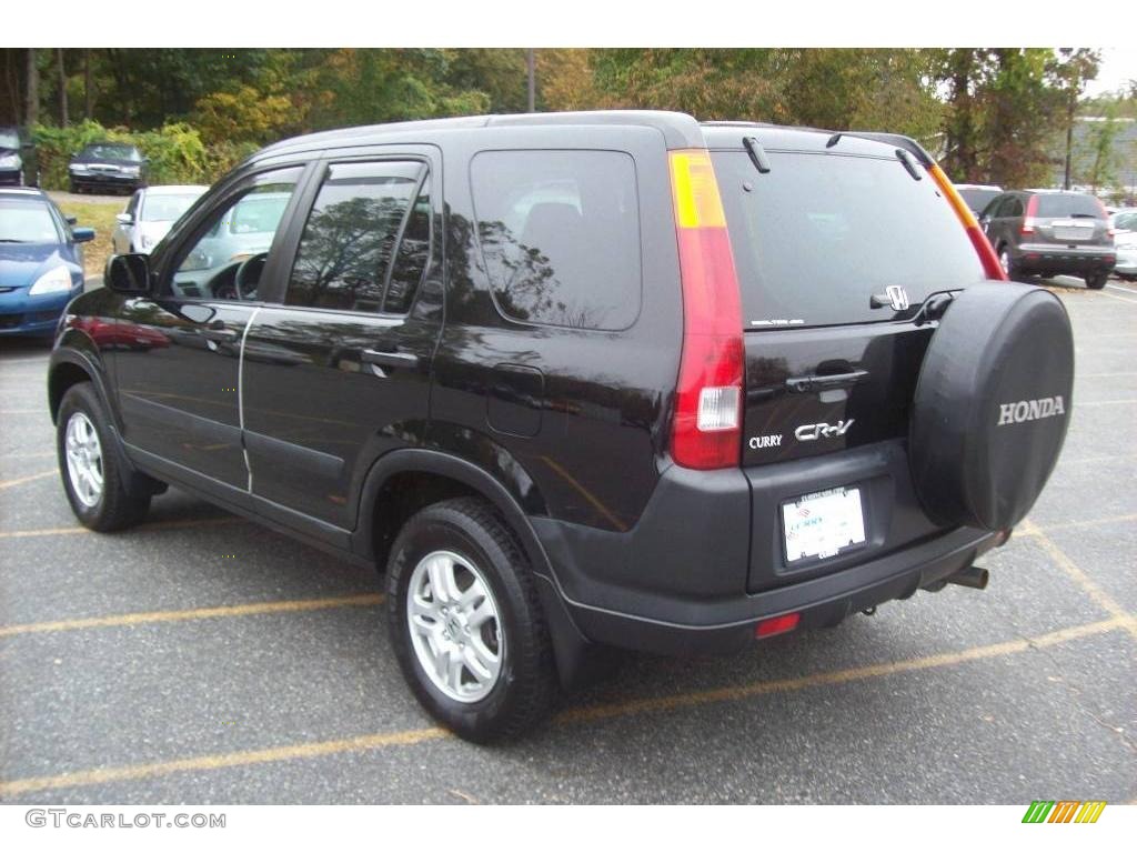 2004 CR-V EX 4WD - Nighthawk Black Pearl / Black photo #2