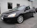 2006 Nighthawk Black Pearl Honda Accord EX V6 Coupe  photo #1