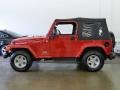 2005 Flame Red Jeep Wrangler X 4x4  photo #1
