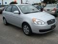 2008 Platinum Silver Hyundai Accent GLS Sedan  photo #7