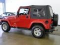 2005 Flame Red Jeep Wrangler X 4x4  photo #7