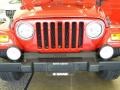 2005 Flame Red Jeep Wrangler X 4x4  photo #20