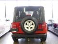 2005 Flame Red Jeep Wrangler X 4x4  photo #24