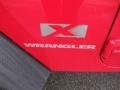 2009 Flame Red Jeep Wrangler X 4x4  photo #8