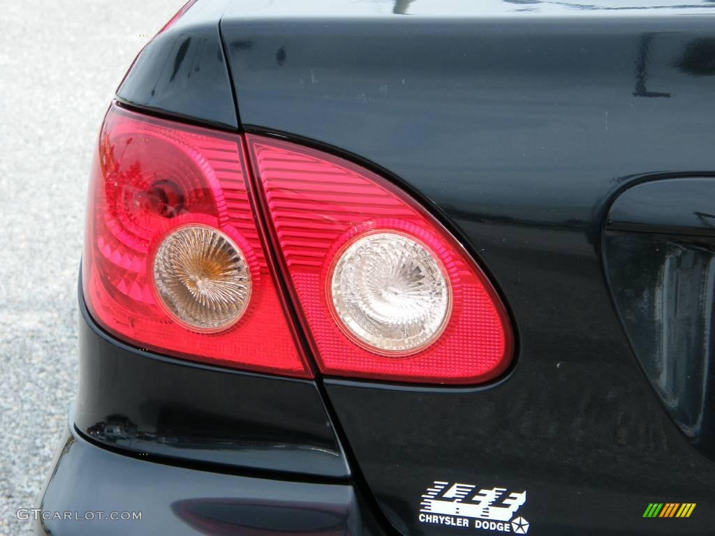 2005 Corolla CE - Black Sand Pearl / Light Gray photo #10