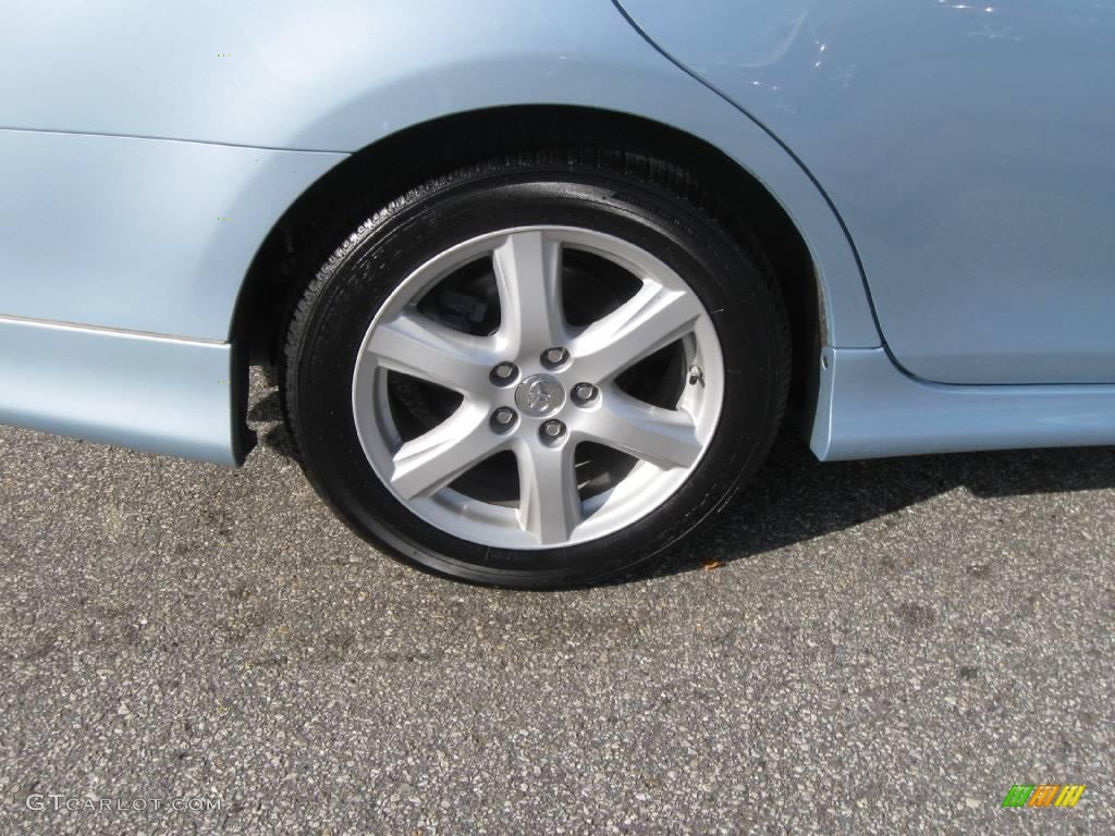 2009 Camry SE - Sky Blue Pearl / Charcoal photo #4