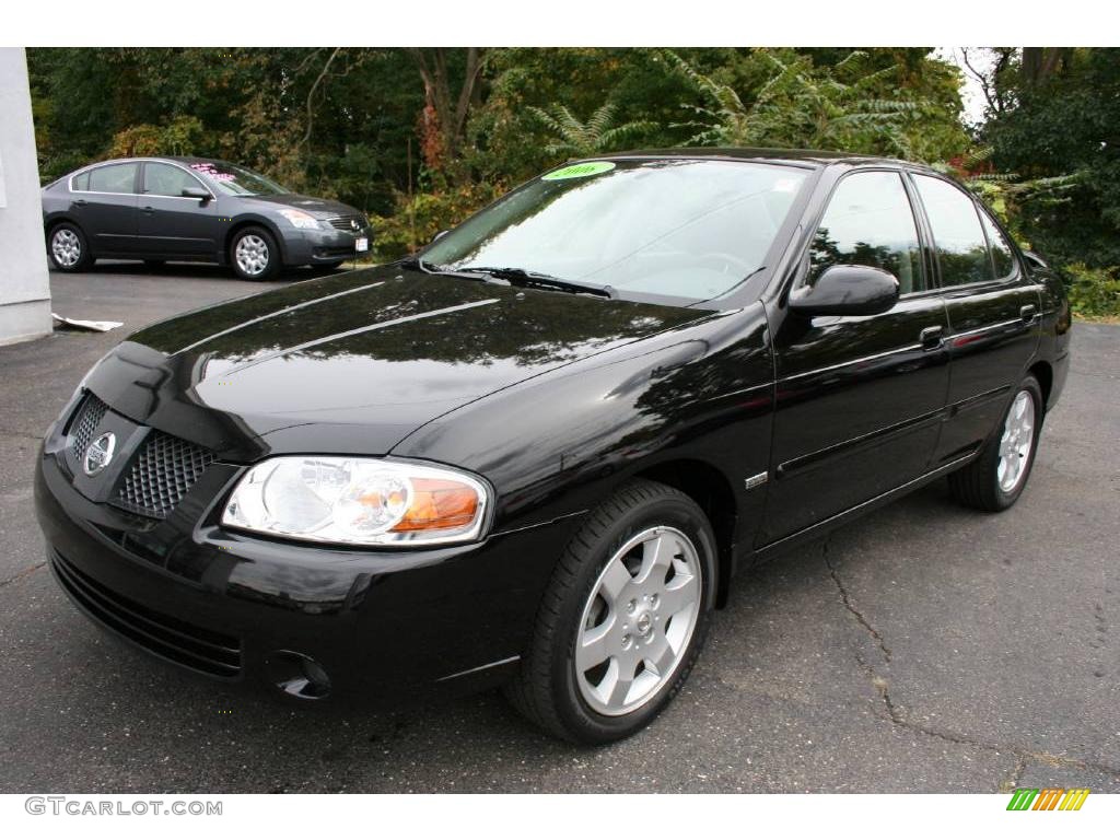 2006 Sentra 1.8 S Special Edition - Blackout / Charcoal photo #1