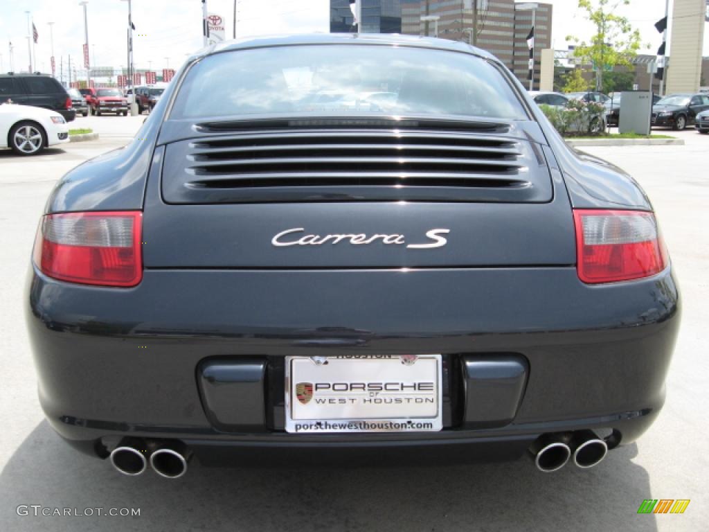 2007 911 Carrera S Coupe - Atlas Grey Metallic / Black photo #4
