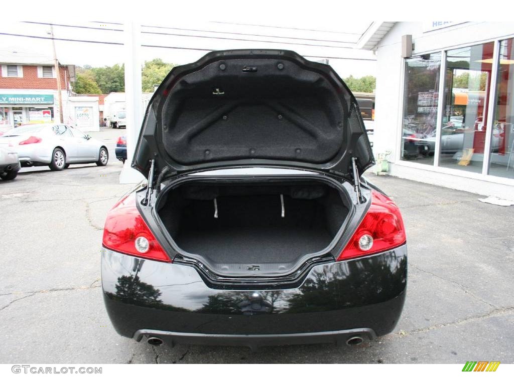 2008 Altima 2.5 S Coupe - Super Black / Charcoal photo #18