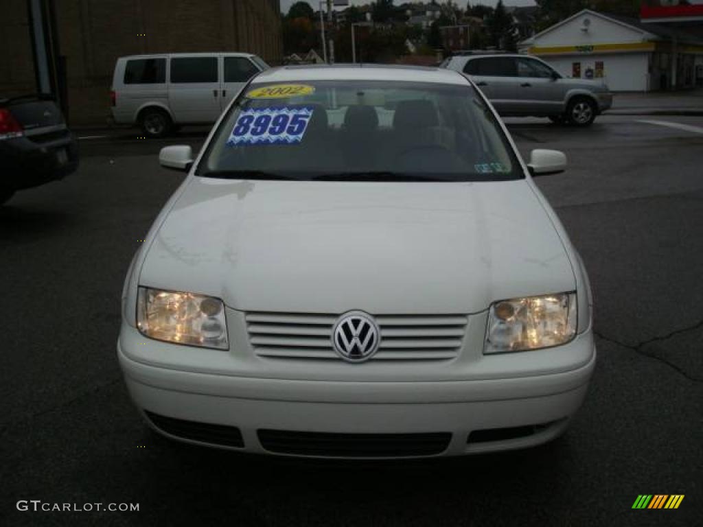 2002 Jetta GLS Sedan - Cool White / Beige photo #6