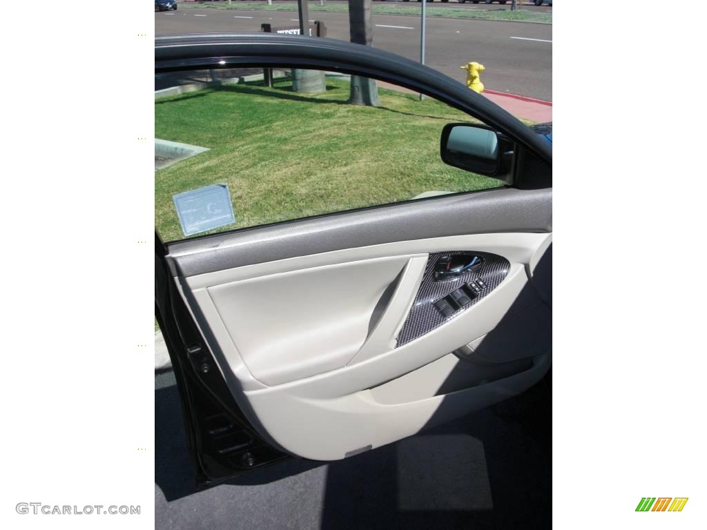 2007 Camry Hybrid - Black / Bisque photo #27