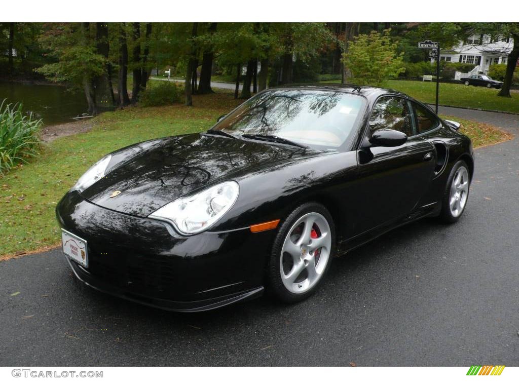 2003 911 Turbo Coupe - Black / Natural Brown photo #1