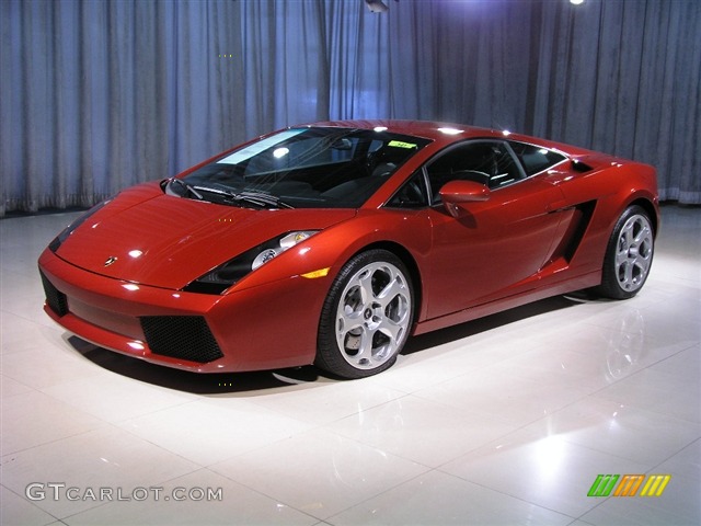 Rosso Metis 2005 Lamborghini Gallardo Coupe Exterior Photo #198975