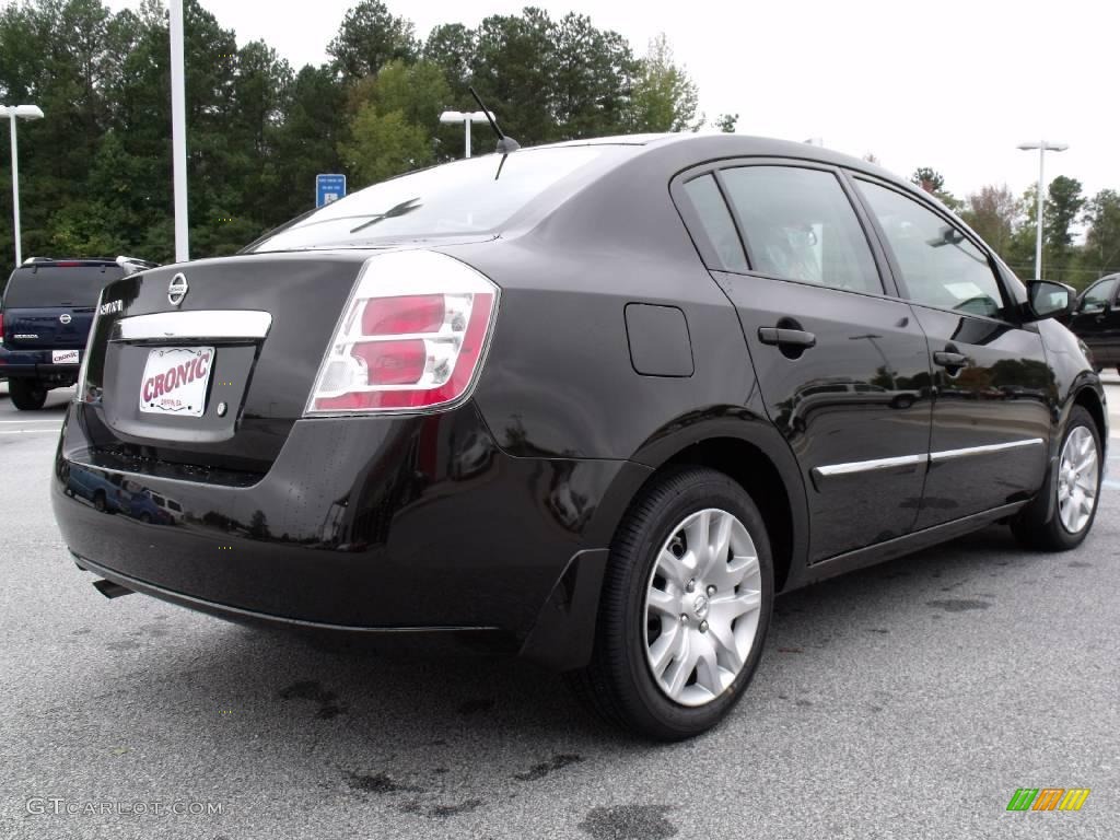 2010 Sentra 2.0 - Super Black / Charcoal photo #5