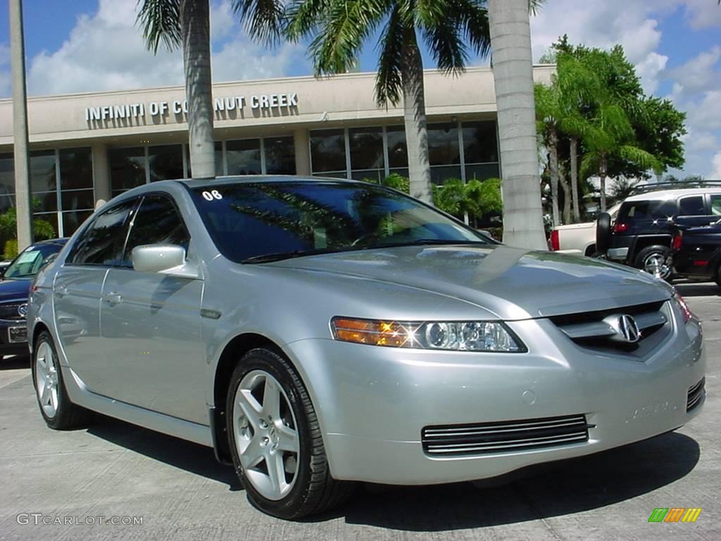 Alabaster Silver Metallic Acura TL