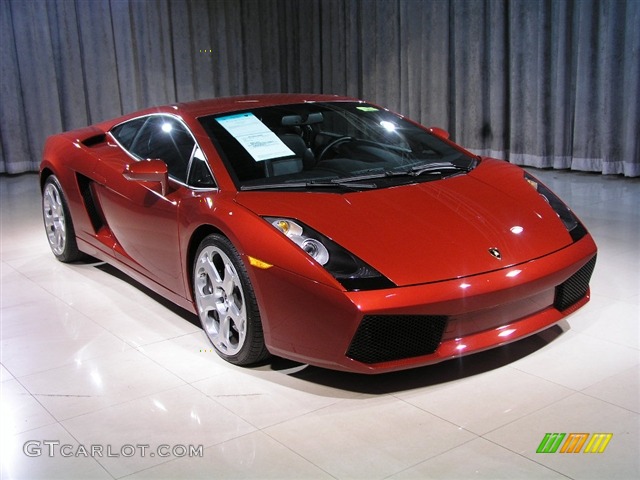 Rosso Metis 2005 Lamborghini Gallardo Coupe Exterior Photo #198989