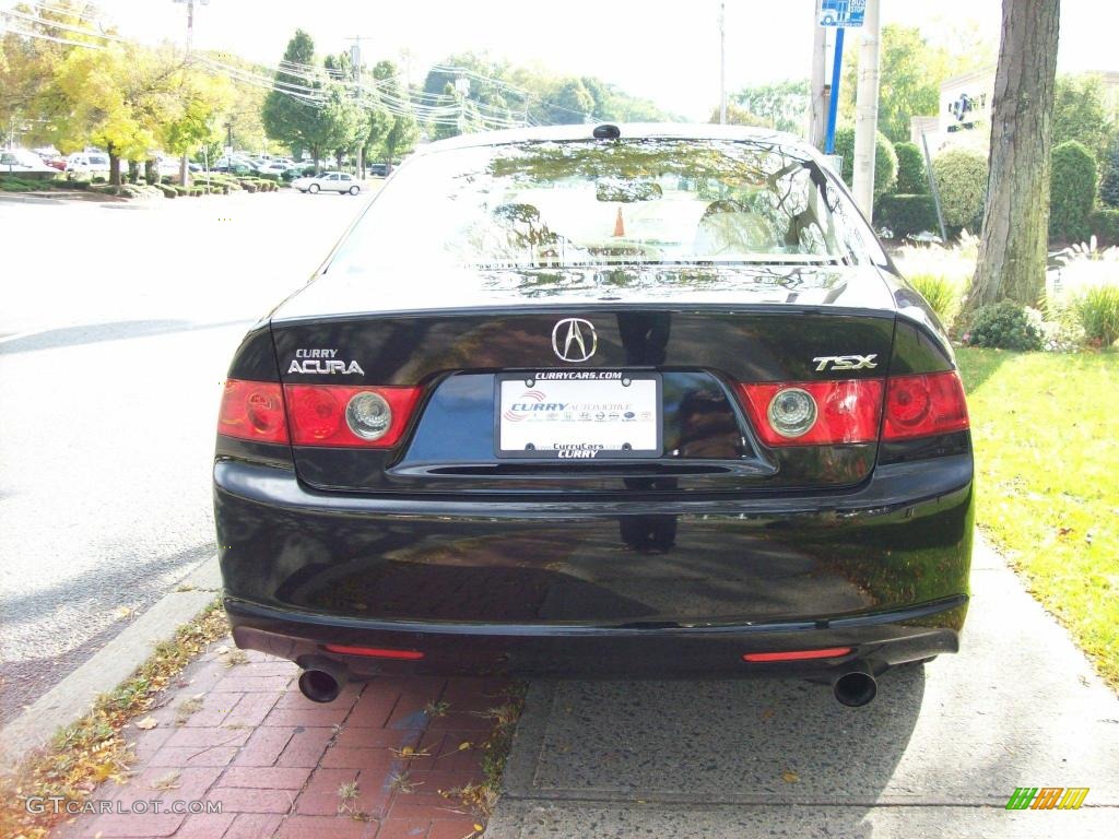 2008 TSX Sedan - Nighthawk Black Pearl / Parchment photo #6