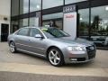 2008 Quartz Gray Metallic Audi A8 L 4.2 quattro  photo #1