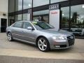 Quartz Gray Metallic - A8 L 4.2 quattro Photo No. 1