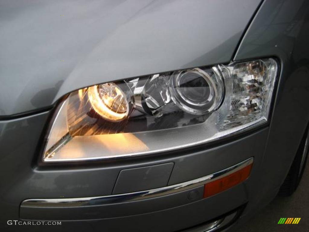 2008 A8 L 4.2 quattro - Quartz Gray Metallic / Black photo #9