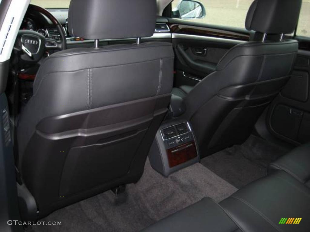 2008 A8 L 4.2 quattro - Quartz Gray Metallic / Black photo #13