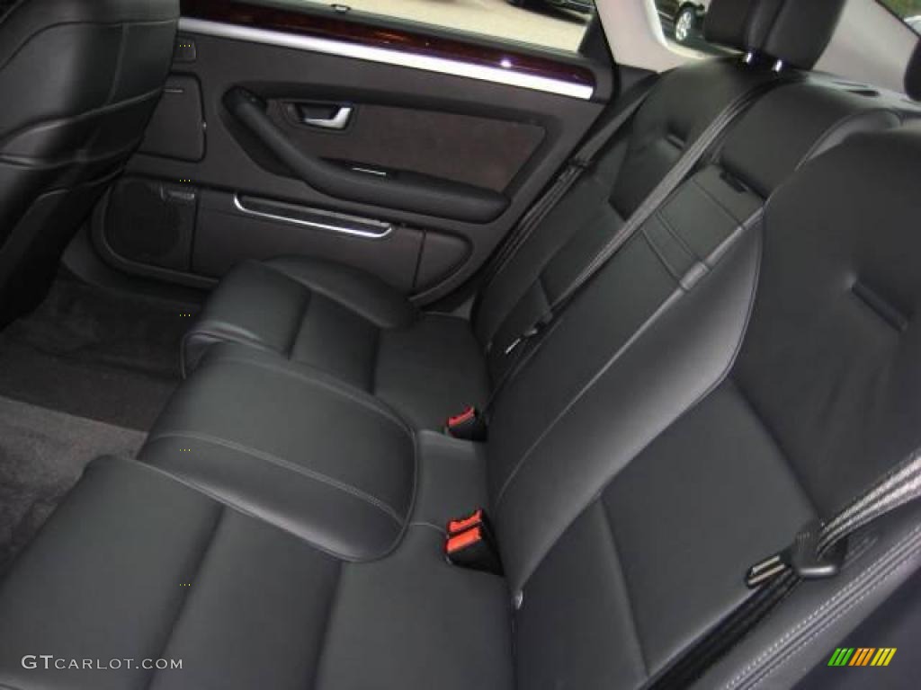2008 A8 L 4.2 quattro - Quartz Gray Metallic / Black photo #14
