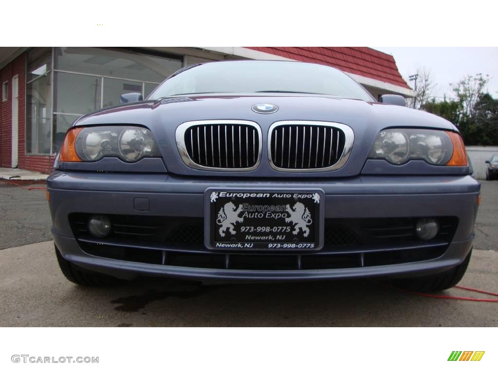 2002 3 Series 325i Convertible - Steel Blue Metallic / Sand photo #6