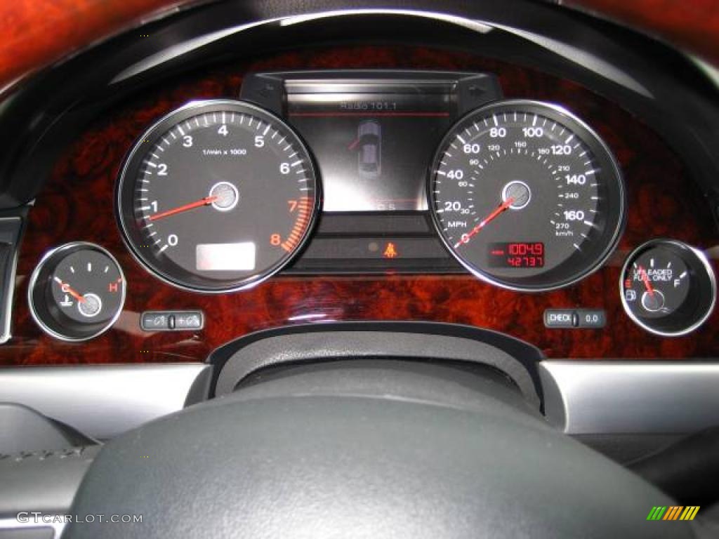2008 A8 L 4.2 quattro - Quartz Gray Metallic / Black photo #23