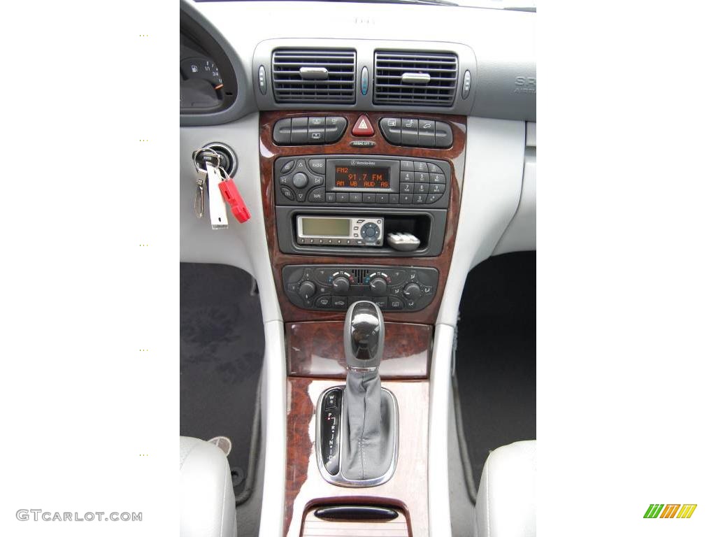 2002 C 240 Sedan - Brilliant Silver Metallic / Ash photo #16