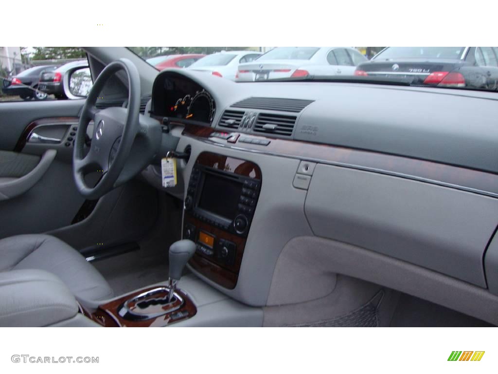 2003 S 500 Sedan - Brilliant Silver Metallic / Ash photo #14