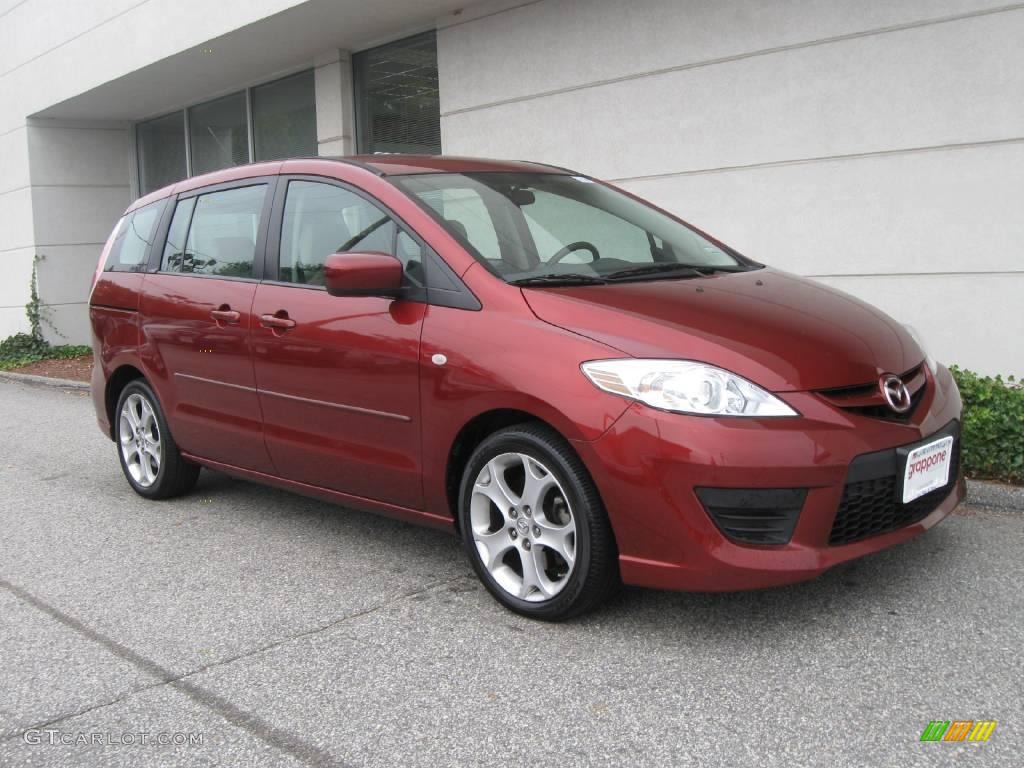 2008 MAZDA5 Sport - Copper Red / Sand photo #1