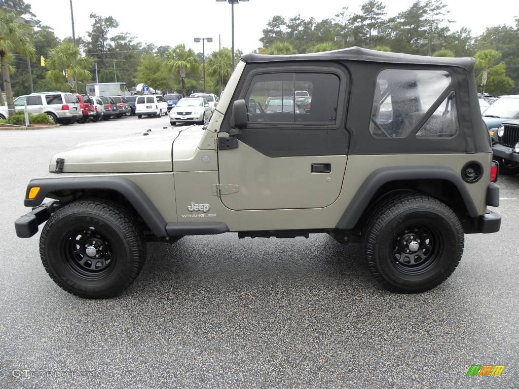 2004 Wrangler SE 4x4 - Light Khaki Metallic / Khaki photo #2
