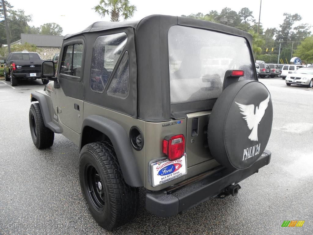 2004 Wrangler SE 4x4 - Light Khaki Metallic / Khaki photo #11