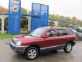 Merlot Red 2003 Hyundai Santa Fe LX 4WD