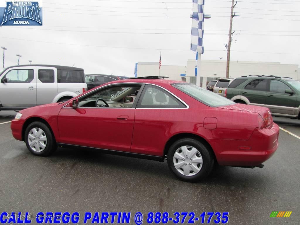 1998 Accord LX V6 Coupe - San Marino Red / Ivory photo #1