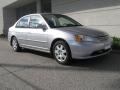 2002 Satin Silver Metallic Honda Civic EX Sedan  photo #1