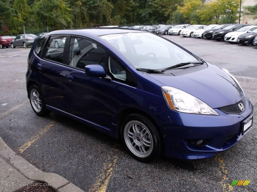 Blue Sensation Pearl Honda Fit