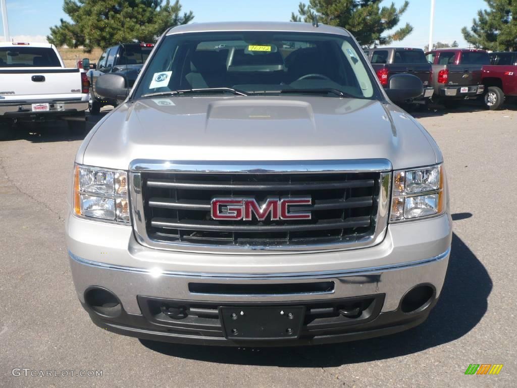 2009 Sierra 1500 SLE Z71 Crew Cab 4x4 - Silver Birch Metallic / Dark Titanium photo #2