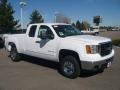 2009 Summit White GMC Sierra 2500HD SLE Extended Cab 4x4  photo #1