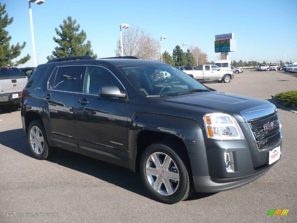 2010 Terrain SLE AWD - Cyber Gray Metallic / Jet Black photo #1