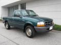 2000 Amazon Green Metallic Ford Ranger XL Regular Cab  photo #1