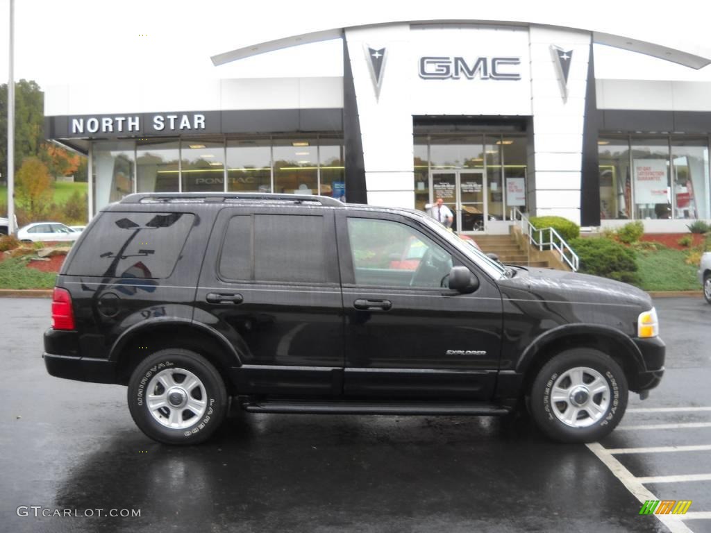 2002 Explorer Limited 4x4 - Black Clearcoat / Midnight Grey photo #1