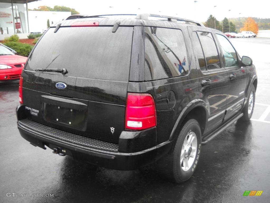 2002 Explorer Limited 4x4 - Black Clearcoat / Midnight Grey photo #2
