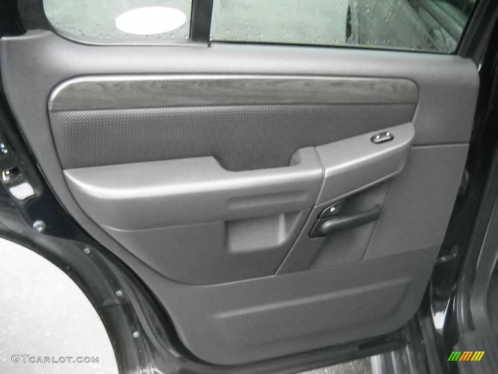 2002 Explorer Limited 4x4 - Black Clearcoat / Midnight Grey photo #10